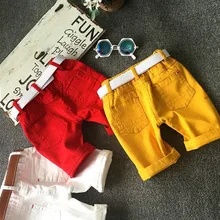 Новинка года; детские летние модные повседневные шорты с дырками для мальчиков; комплект из двух предметов