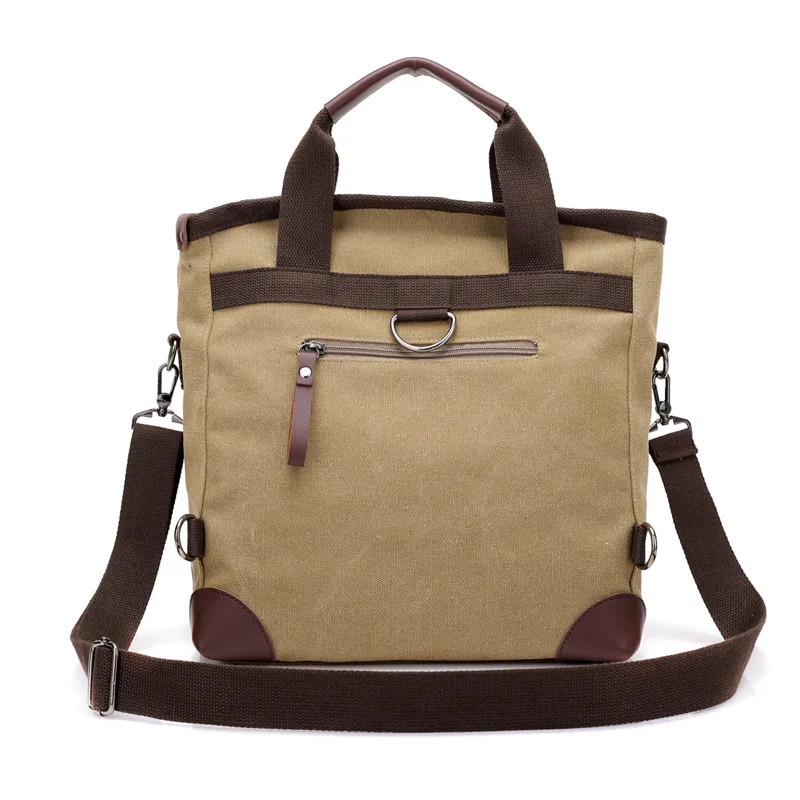 

Multi-functional Multi-Purpose Canvas Backpack 2018 New Style Korean-style Men Crossbody Bag Casual Backpack Handbag