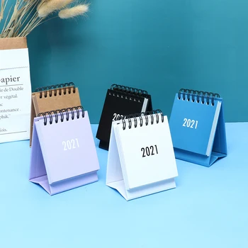 

2021 Fashion Twelve Constellation Series Mini Desk Calendar DIY Portable Desk Calendars Daily Schedule Planner
