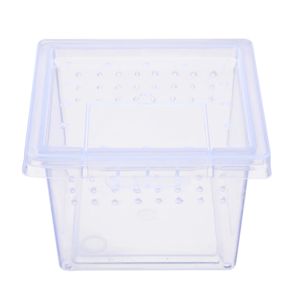 6,8*4,5*5,5 см прозрачный ящик для корма в виде паука, пластиковый ящик для насекомых, рептилий, контейнер для выращивания скорпионов, террариума