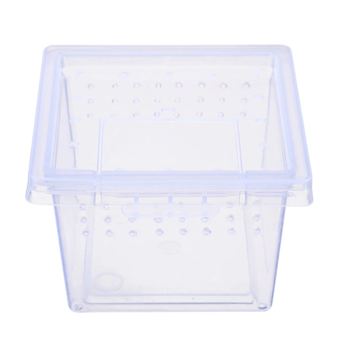 Clear Plastic Insect Reptile Box Spider Snake Transport Breeding Feeding Case
