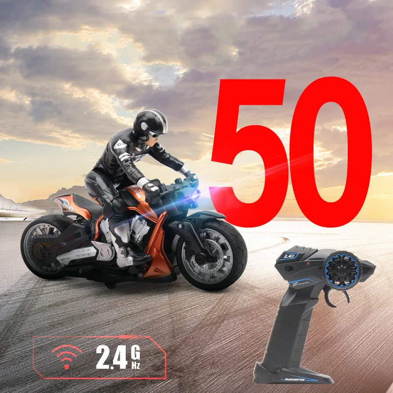 2 4G Rc Land мотоциклетный режим дистанционное управление гоночный трюк мотоцикл
