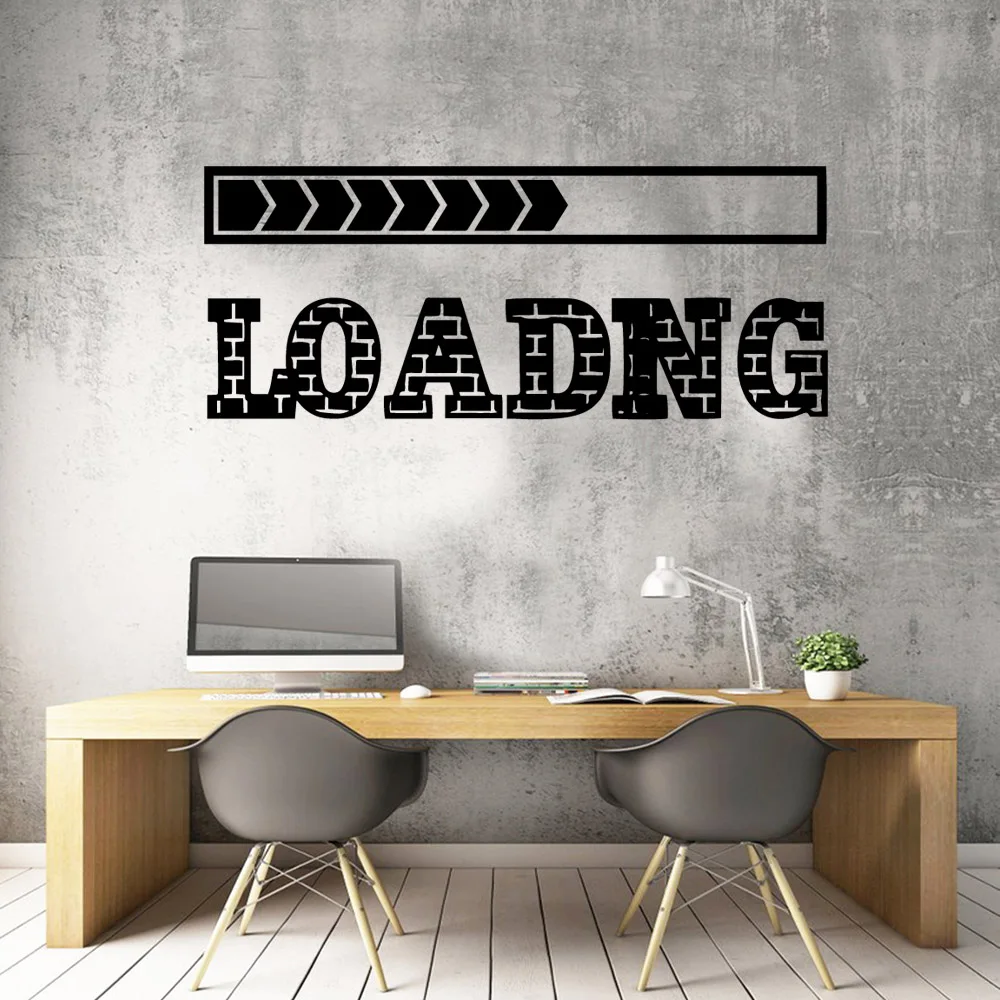 

Free shipping Loading Home Wall Sticker Quote Home Decoration Vinyl Art Removable Poster Mural For Baby Kids Rooms Decor W658