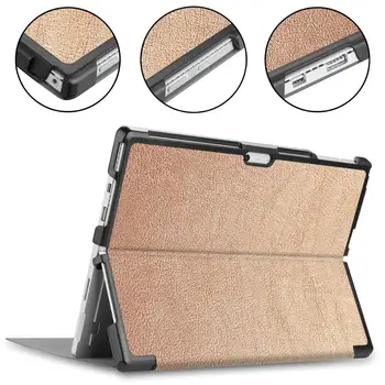 

For Coque MicroSoft Surface Pro 4 5 6 7 Pro4 Pro7 Pro6 over PU Leather Build-in Stand Flat Surface Pro 7 6 5 4 Case Protector