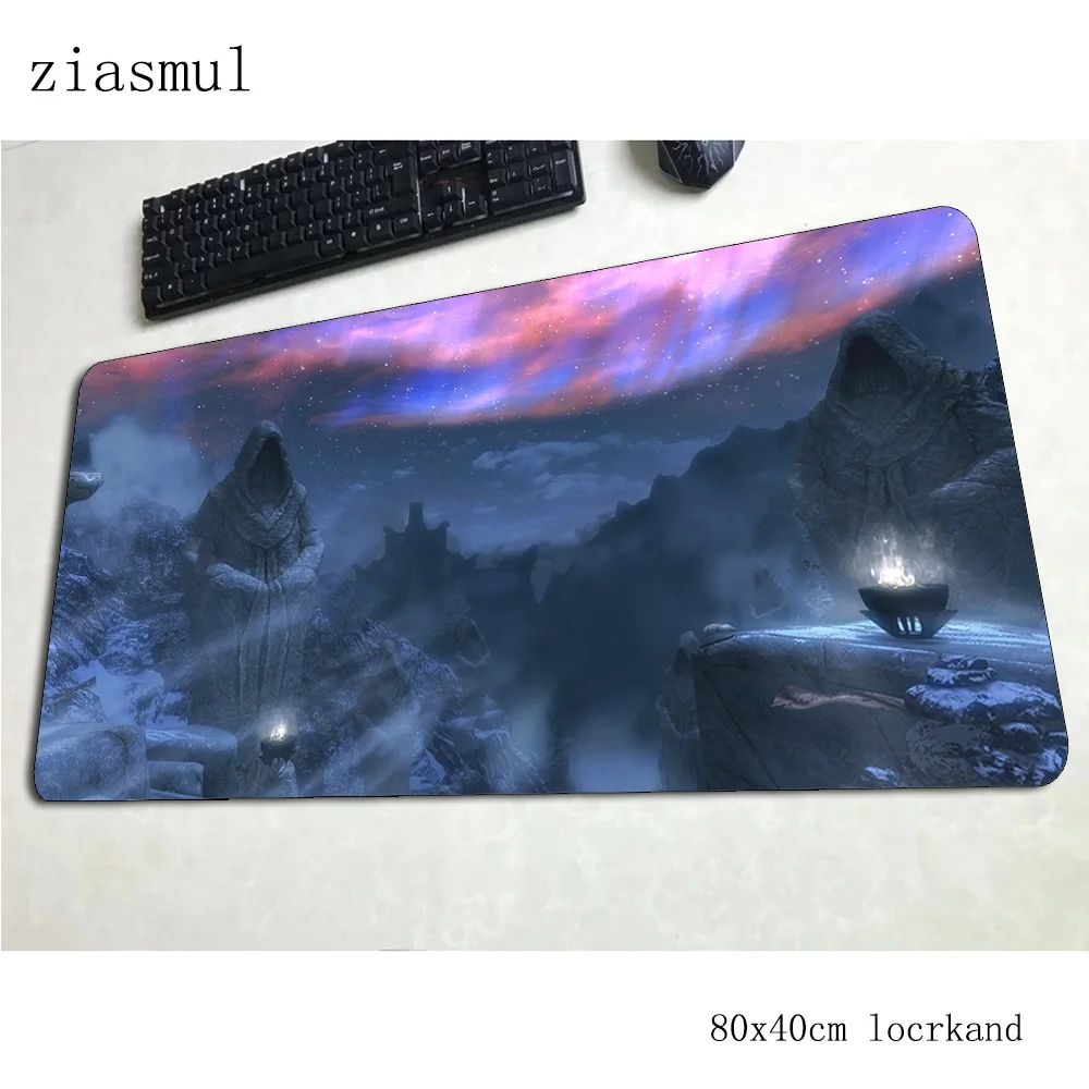 Коврик для мыши skyrim 800x400x3 мм коврики xl Коврик для компьютерной мыши игровые аксессуары великолепные игровые коврики и чехлы игры pc gamer