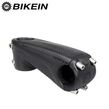 

BIKEIN Full 3k Carbon Bicycle Stem Matte Black 6 Degrees 80/90/100/110mm 150g For Road/Mountain Cycling Bike MTB Parts