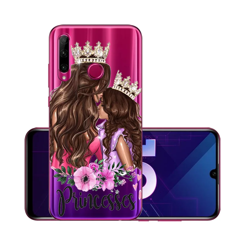 Прозрачный чехол для huawei Honor 8X MAX 9X Pro 8S 10i 10 Lite, Модный чехол для супермамы, маленькой девочки, чехол Etui для Honor 9x pro - Цвет: W123