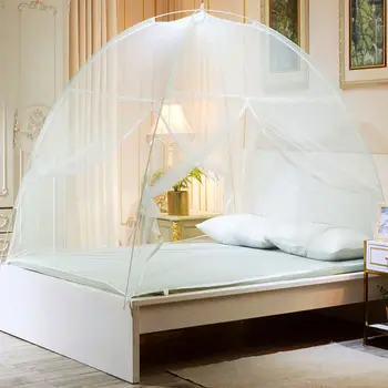

Student Dormitory Bed Tent Outdoor Camping Mongolian Yurt Mosquito Net Folding Bedroom Mosquito Net Adult Double Bed Netting