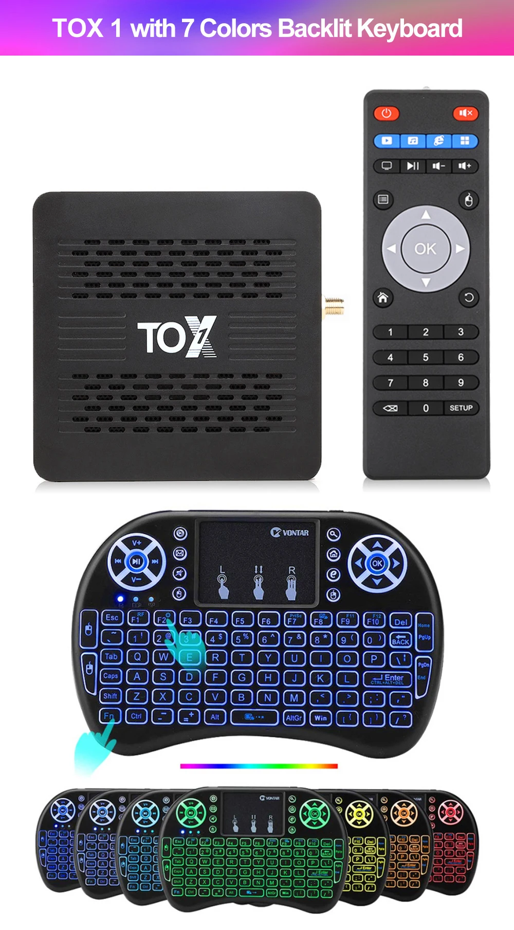 Tox1 caixa de tv android 9 tox