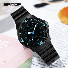 

Sanda Casual Women Watch Simple Sports Quartz Watches Waterproof Clock Kids Wristwatch Top Brand Student Gift Relogio Masculino