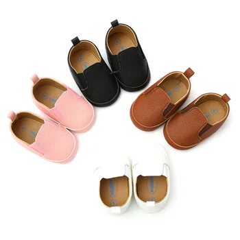 

0-18M Bay Boy Girl First Walkers Newborn Baby Pu Leather Casual Shoes Shoes Toddler Prewalker Shoes