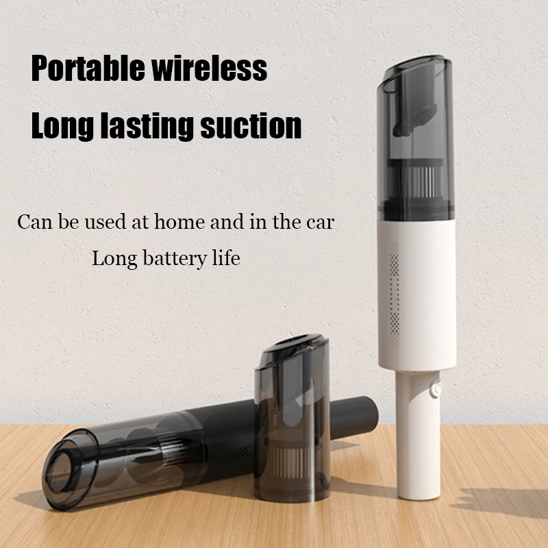 Беспроводной автомобильный мини пылесос ручной для автомобиля домашний двойной