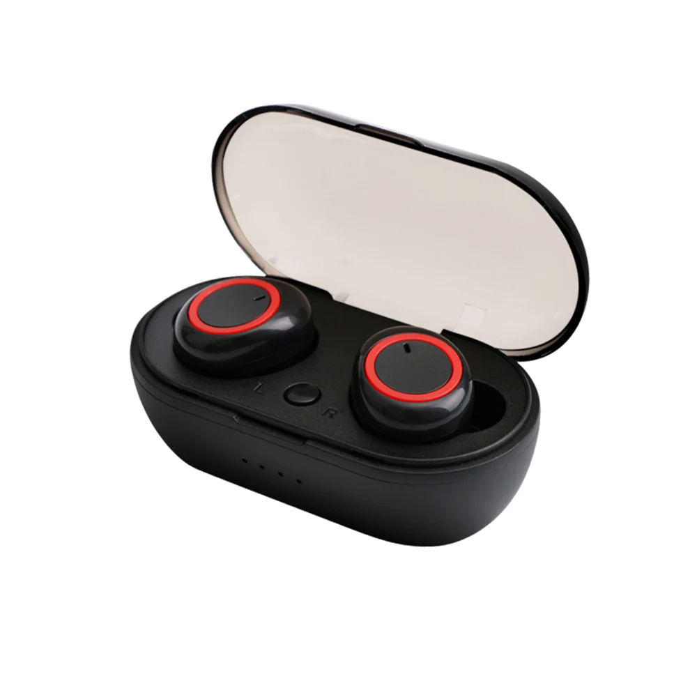 TWS Bluetooth 5 0 Earphones With Charging Box Wireless earphone Stereo Sports Waterproof Touch Control Earbuds Headsets With Mic