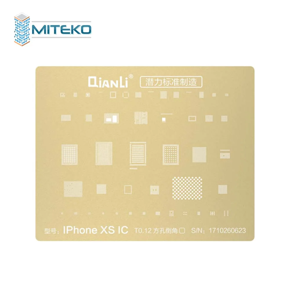 Золотой трафарет QianLi BGA 2D стальная сетка для телефона 6 7 8 XS NAND ремонт ЦПУ |