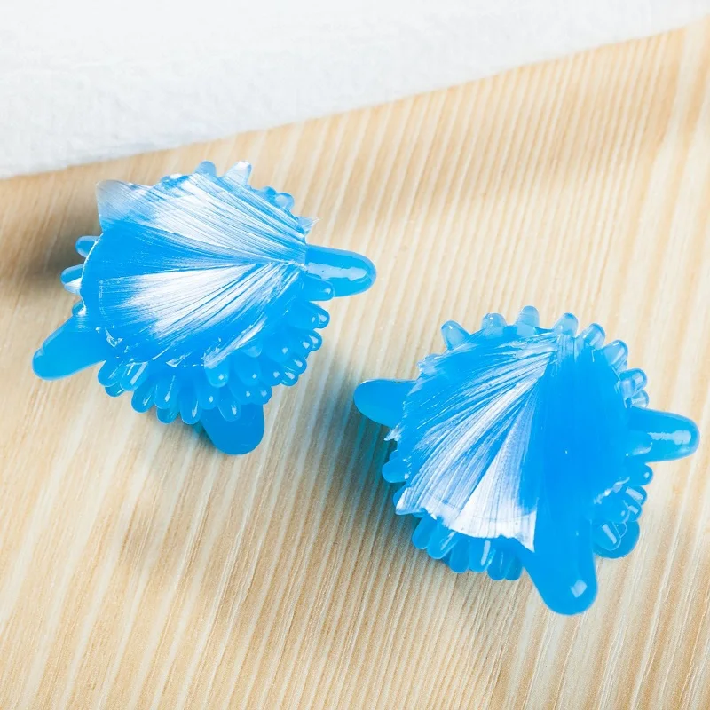 Reusable Magic Laundry Ball for Household Cleaning Washing Machine Clothes Softener Starfish Shape PVC Solid Cleaning Balls