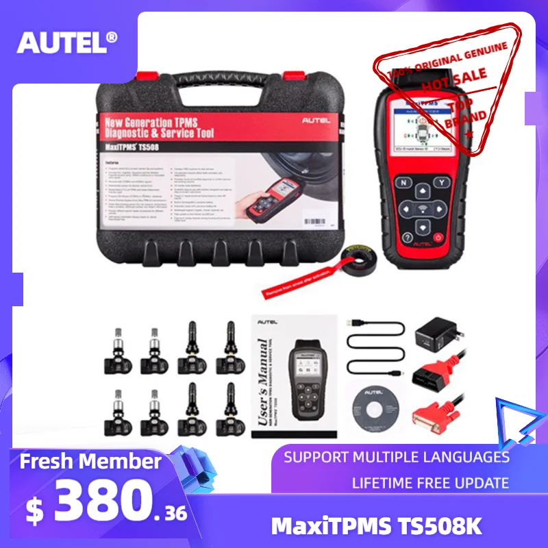 Autel TS508K TPMS диагностический инструмент датчик проверки состояния Системы