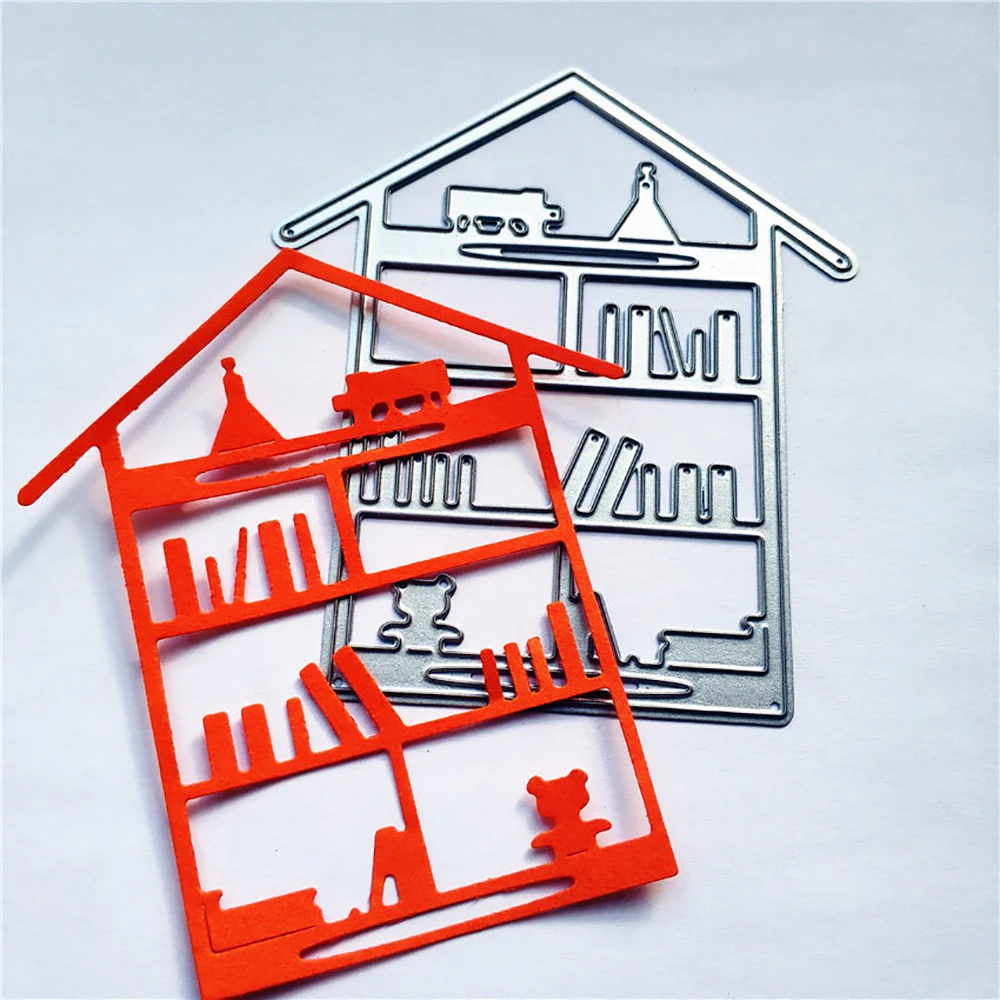 Lychee Life DIY Bookrack Вырубные штампы металлический шаблон-штамп для трафареты для скрапбукинга ручной работы Альбом украшение для открыток