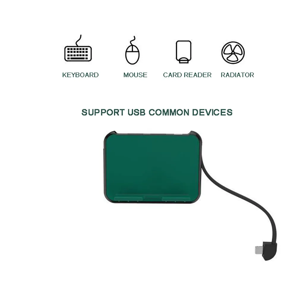 USB OTG Кабель-адаптер для подключения, совместимый с iPad и iPhone, удобный для передачи данных, Многофункциональный OTG адаптер