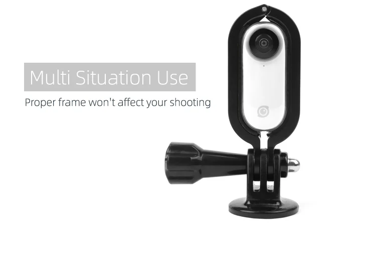 Металлический защитный адаптер для Insta360 Go с винтовым каркасом 1/4 ''резьба адаптер алюминиевый сплав крепление аксессуары для экшн-камеры