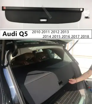 

For Rear Trunk Cargo Cover Security Shield For Audi Q5 2010 2011 2012 2013 2014 2015 2016 2017 2018 High Qualit Auto Accessories