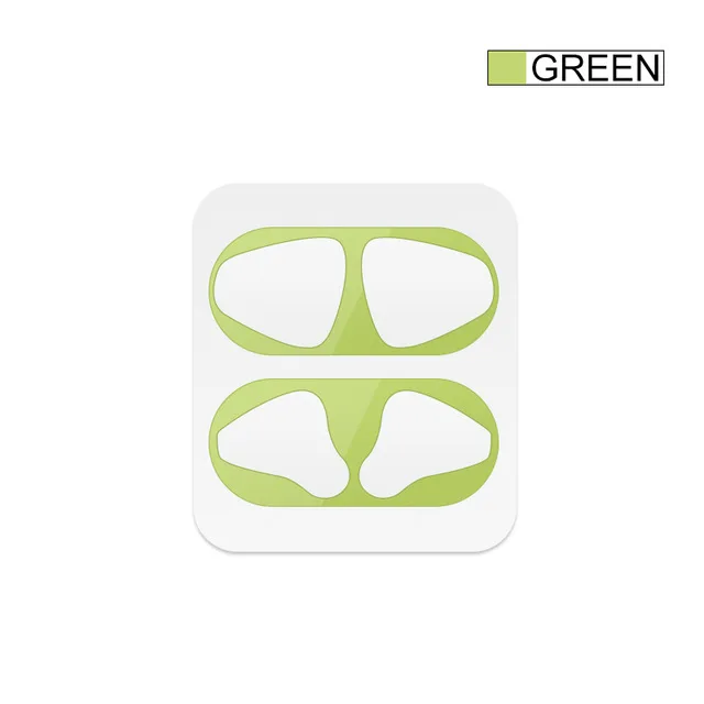 For AirPods 2 Green Новинка для Airpods 1 2 Bluetooth беспроводная гарнитура бизнес из искусственной кожи коробка для наушников Жесткий PC Air Pods 2 зарядный чехол Крышка корпуса - Цвет: For AirPods 2 Green