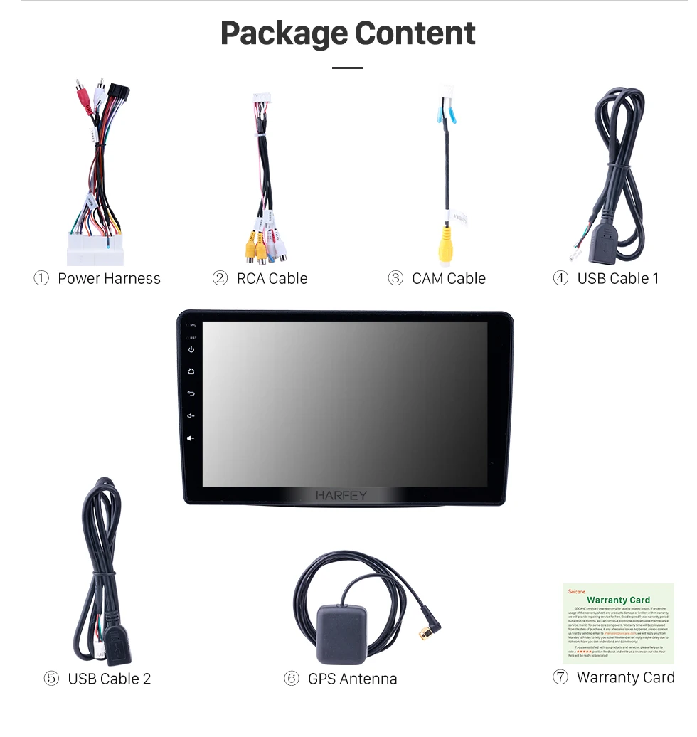 Top Harfey GPS Navigation Car Radio HD Touchscreen 9 inch Bluetooth for Hyundai Sorento 2013-2014 Android 8.1 support SWC Carplay 15
