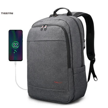 

Tigernu Anti theft USB bagpack 15.6 to 17inch laptop backpack for Women Men school Bag Female Male Travel Mochila