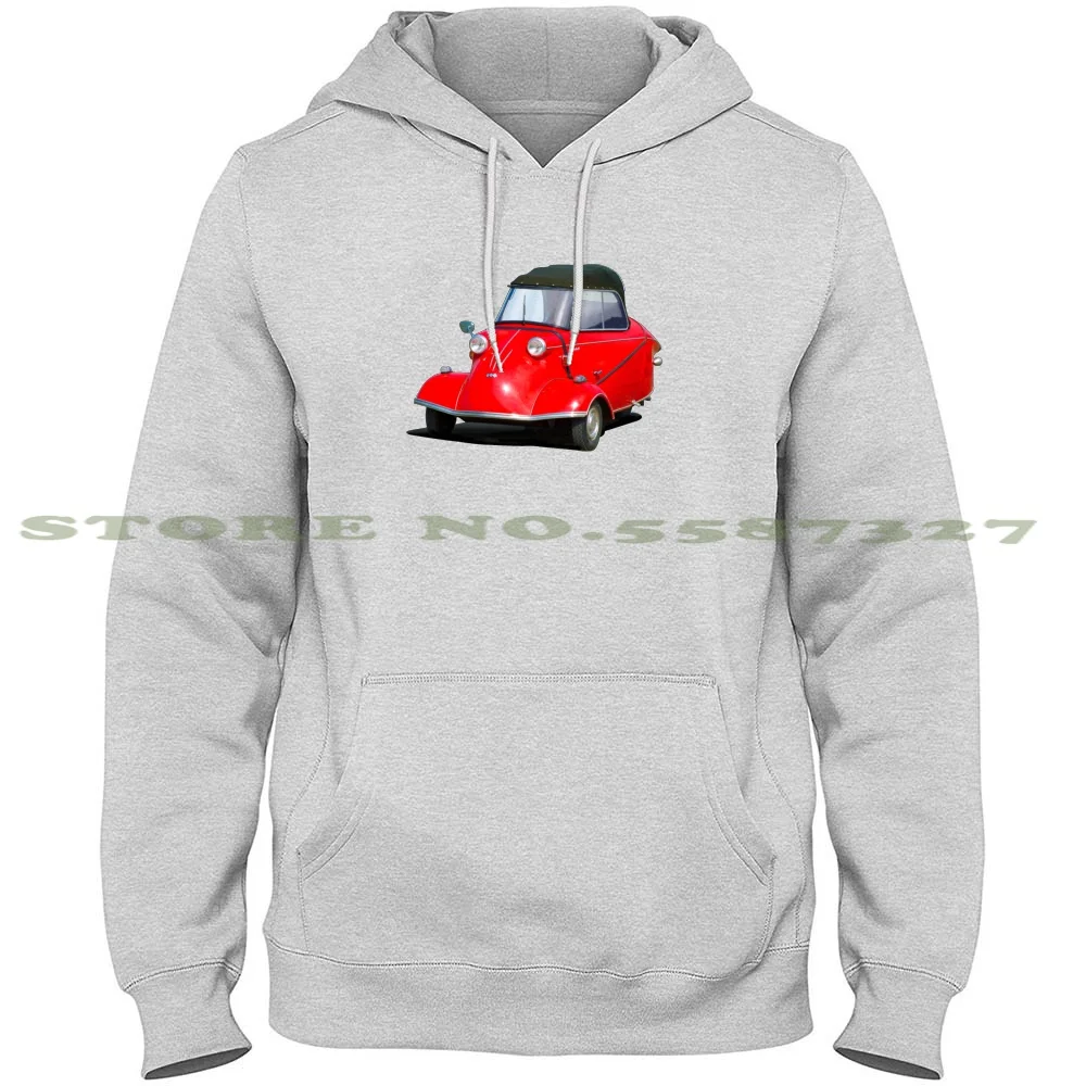 Messerschmitt Bubble Car Streetwear Sport Felpa Con Cappuccio Felpa Bubble Car Microlar Messerschmitt Kr200 3 Wheeler Red German Car