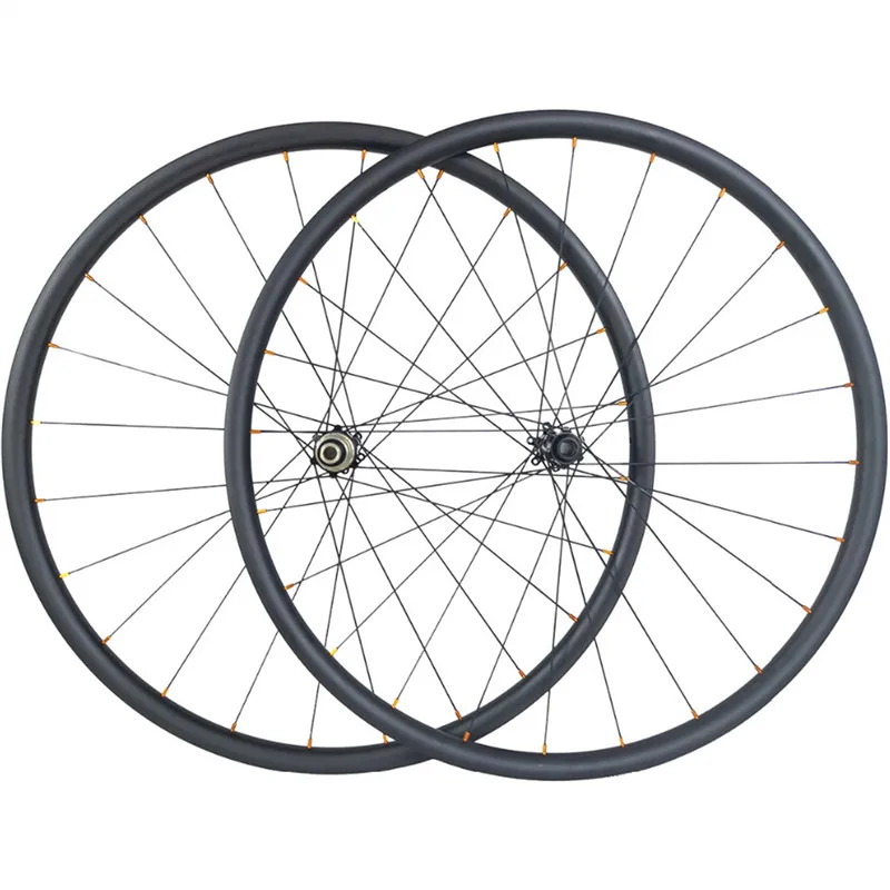 CYCST 29er MTB XC 30mm x 30mm hookless Light weight 1220g 24H 28H straight pull carbon wheelset D411SB D412SB 6 bolt disc wheels