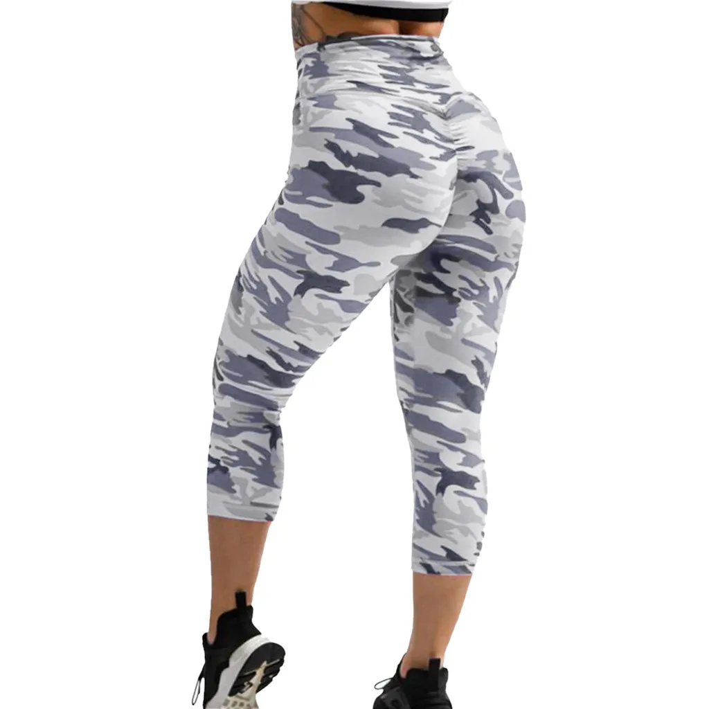 Push Up Leggings Women Legins Fitness High Waist Leggins Anti Cellulite Leggings Workout Sexy Camouflage Jeggings Sportleggings