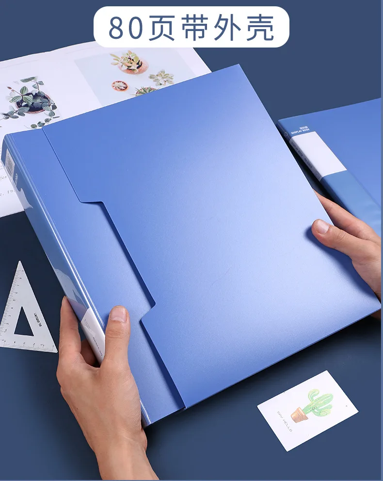 Deli 5002/33620 информация буклет пластик A4 пачка 20 страниц папка cha ye jia прозрачная сумка папка