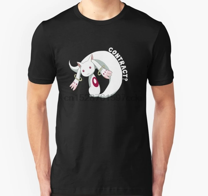 Men tshirt Kyubey Contract Unisex T Shirt Printed T-Shirt tees top |