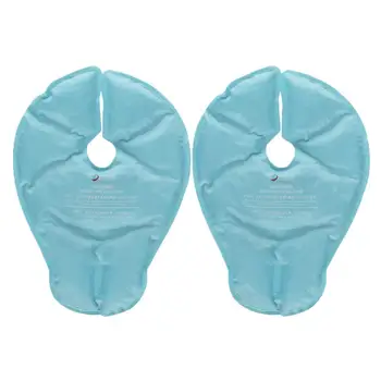 

2PCS Practical Portable Creative Durable Gel Bead Pad Breast Hot Cold for Mastitis Pain Relief Breast Nursing