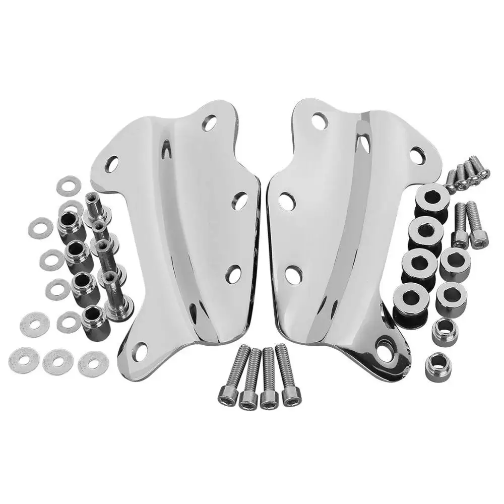 Motorcycle Sissy Bar Luggage Rack Docking Hardware For Harley Touring Road King Electra Glide Street Glide 2009-