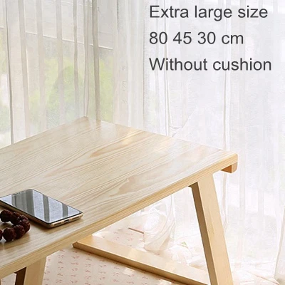 Японский-стильный журнальный столик, небольшой чайный столик, низкий стол, компьютерный стол, деревенский деревянный балкон, гостиная, прямоугольная - Цвет: XL 80 45 30 cm