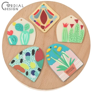 

Cordial Design 50Pcs Jewelry Accessories/DIY Pendant/Connectors/Jewelry Findings & Components/Earrings Making/Hand Made/Charms