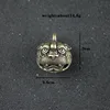 1Pcs Brass Copper Fierce Tiger Good Security Tinkle Bell Charm for Bracelet & Anklet Jewelry Accessory Making & Pendant for Pet ► Photo 2/6