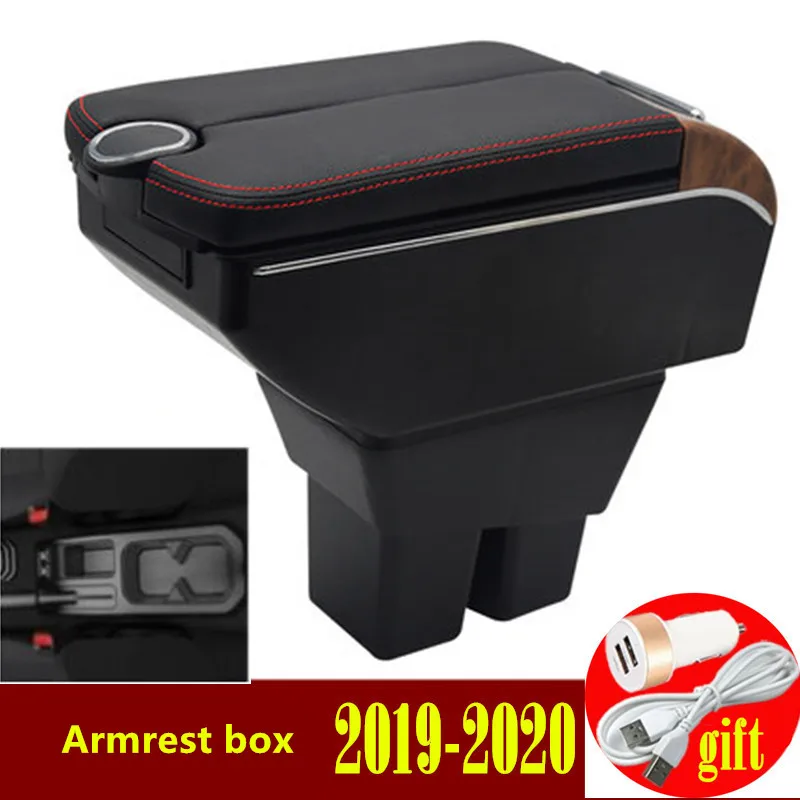 Для Suzuki jimny подлокотник коробка 2019 2020 двойные двери открыть 7USB центр консоль для