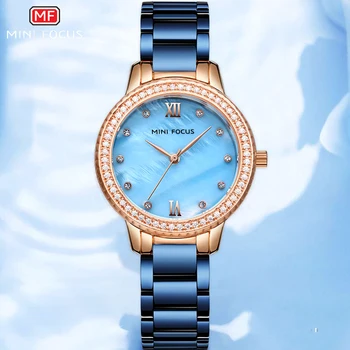 

Luxury Crystal Women Bracelet Watches Top Brand Fashion Diamond Ladies Quartz Watch Steel Female Wristwatch Montre Femme Relogio