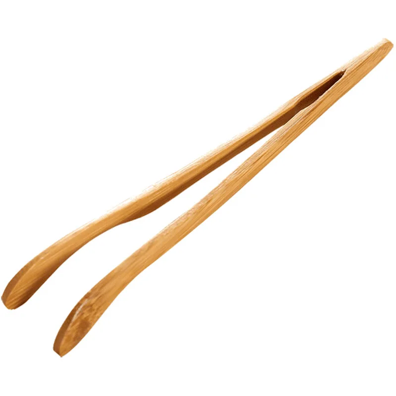 

Kung Fu Bending Plate Tea Clamp Tea Ceremony of Wood Bamboo Teacup Accessories Straight Version Cup Chopsticks Clip Tweezers Cup