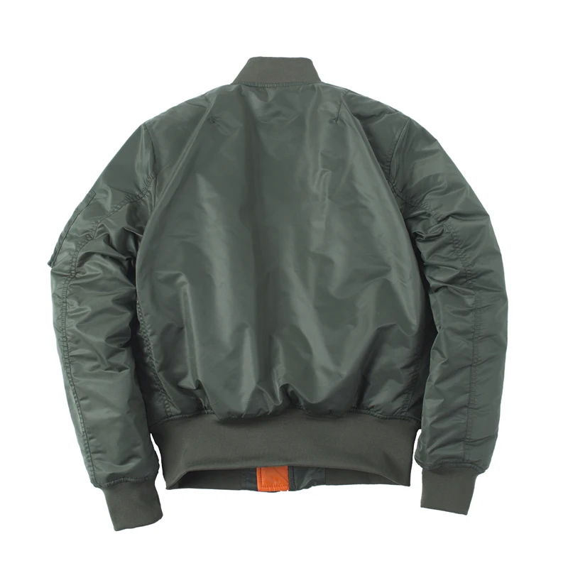 Плюс размер US Air Force Pilot Ma1 Bomber Flight Jacket Мужская стеганая куртка в стиле хип хоп