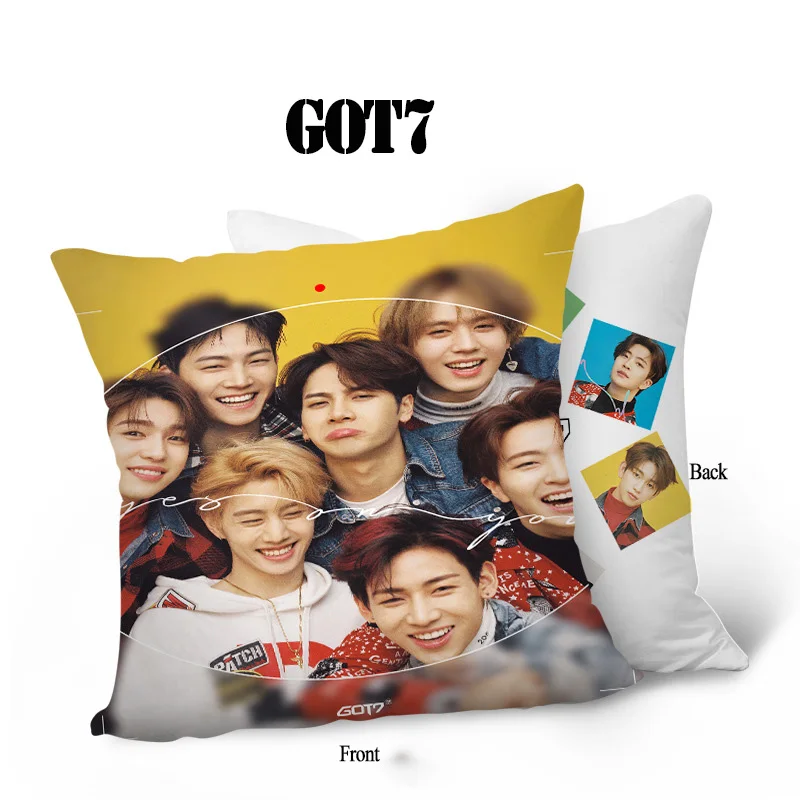 KPOP Got7 альбом держать волчок двухсторонние подушки автомобиля подушки детские украшения вечерние коллекция Jackson Bambam Young Jae