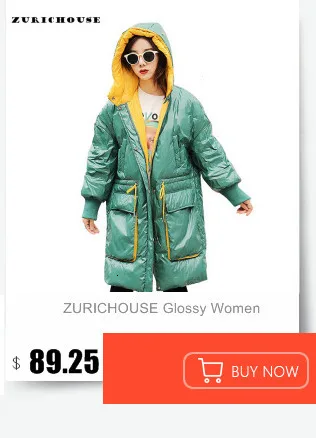 ZURICHOUSE, женский пуховик, длинный, модный, глянцевый, легкий, пуховик, зимний, теплый, свободный, утиный пух, парка для женщин
