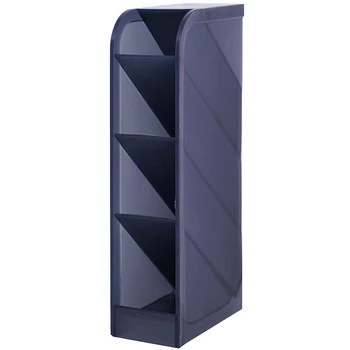 

HOT Multi-Function 4 Grids Desktop Storage Box Make Up Cosmetic Holder Desk Pen Pencil Organizer Black
