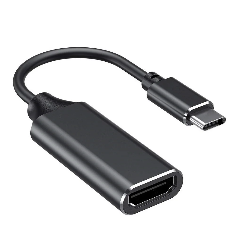 USB Type C к HDMI адаптер USBC 3 1 (USB C) металлический конвертер Папа мама для ПК компьютера