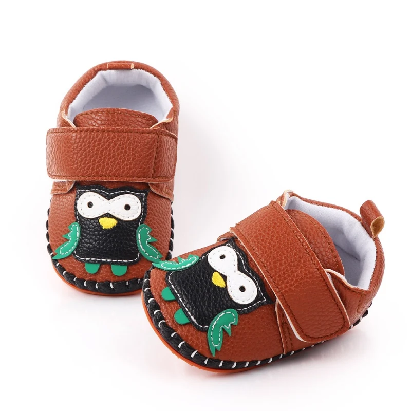 

Toddler Soft Soled Sneakers Anti-slip Soft Sole Sneakers Autumn Baby Boys Girls Anti-Slip Cartoon Print Walking Shoes