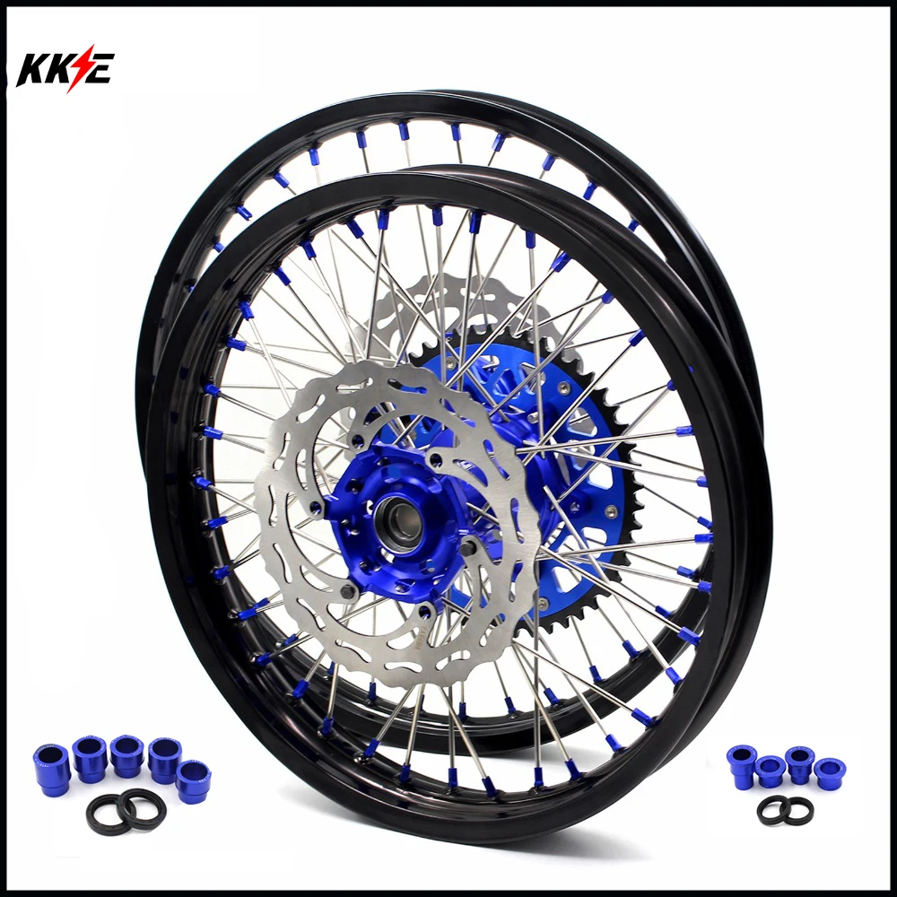 Комплект колес для мотоцикла YAMAHA YZ125/21/18 250-1999 YZ250F 2021-2001 YZ450F 2015-2003 синие соски 2015 |