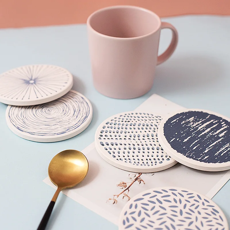 Diatom Mud Coaster Placemat moisture absorption