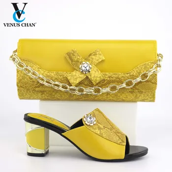 

Italian Shoe with Matching Bag New Designs 2020 Ladies Shoes and Bags Set Good Quality Italy Shoes and Bags Set for Party
