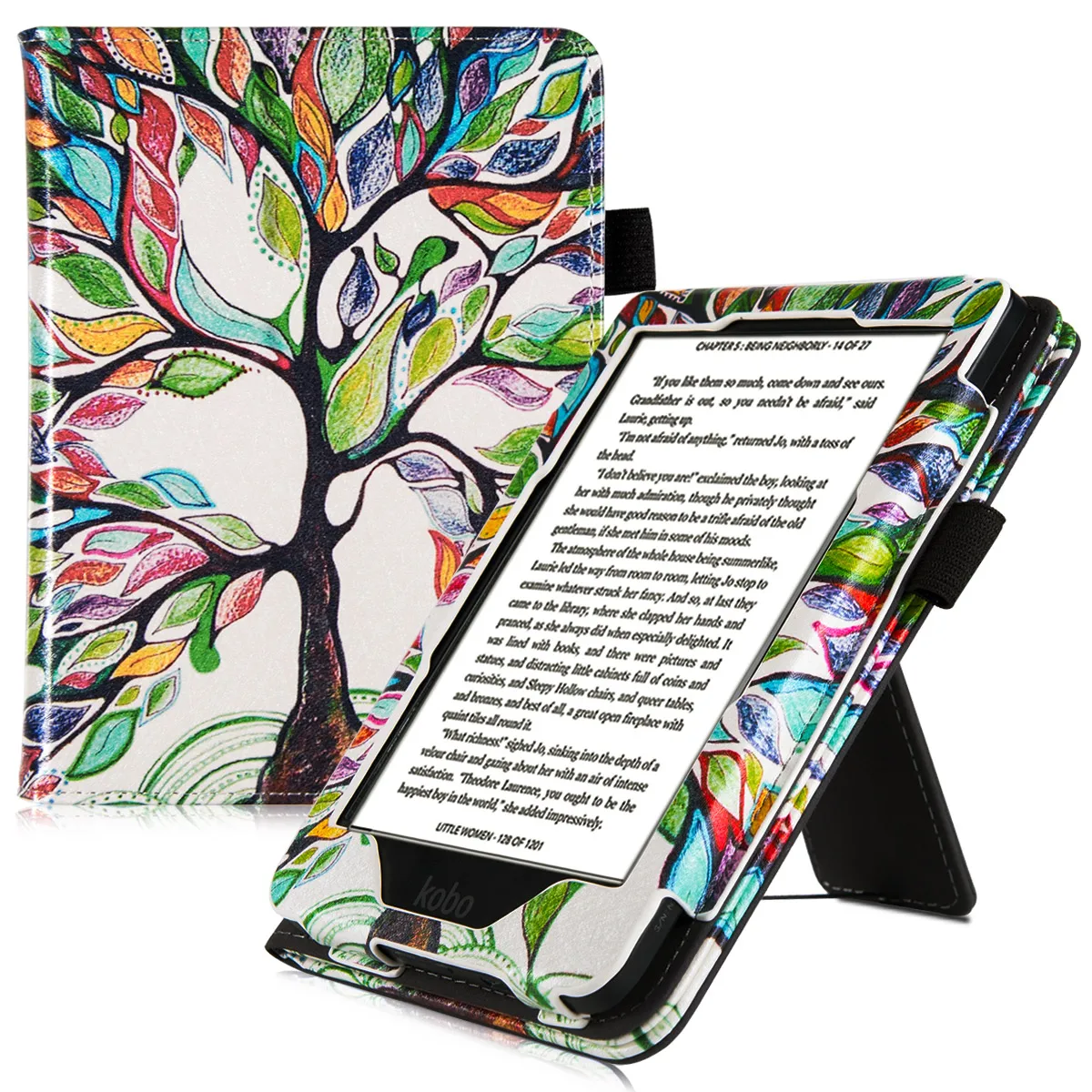 Чехол BOZHUORUI для электронной книги Tolino Shine 3-из искусственной кожи защитный чехол с